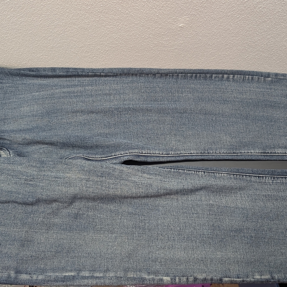 Linea Uomo Men's 40x32 Jeans  Indigo Relaxed Straight Fit Denim